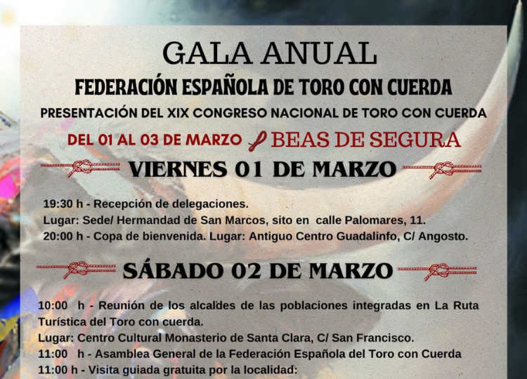 El Teatro Regio de Beas de Segura acogerá la gala anual